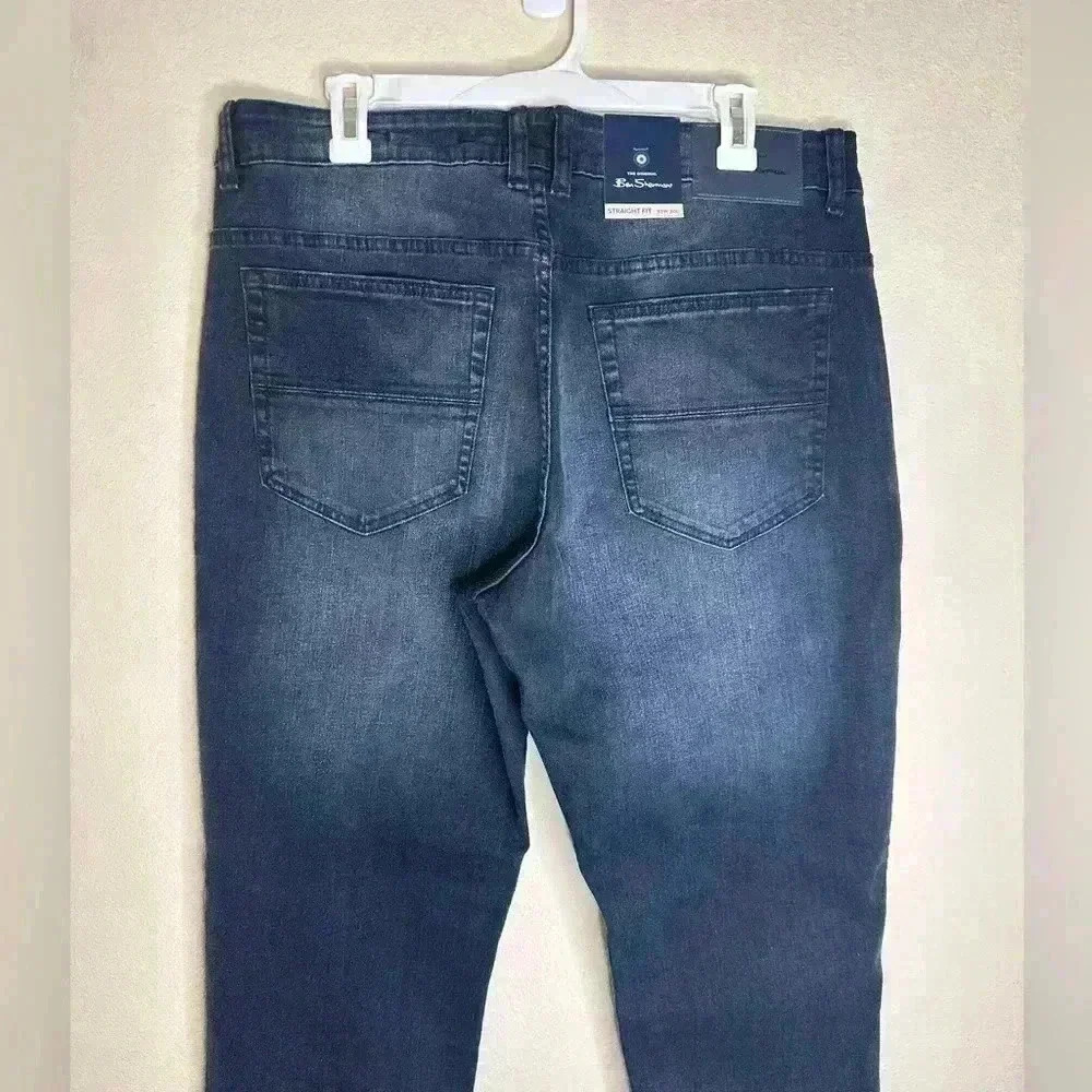 Ben Sherman straight legged jeans Fulham wash size 33 X 30 NWT - Picture 3 of 7